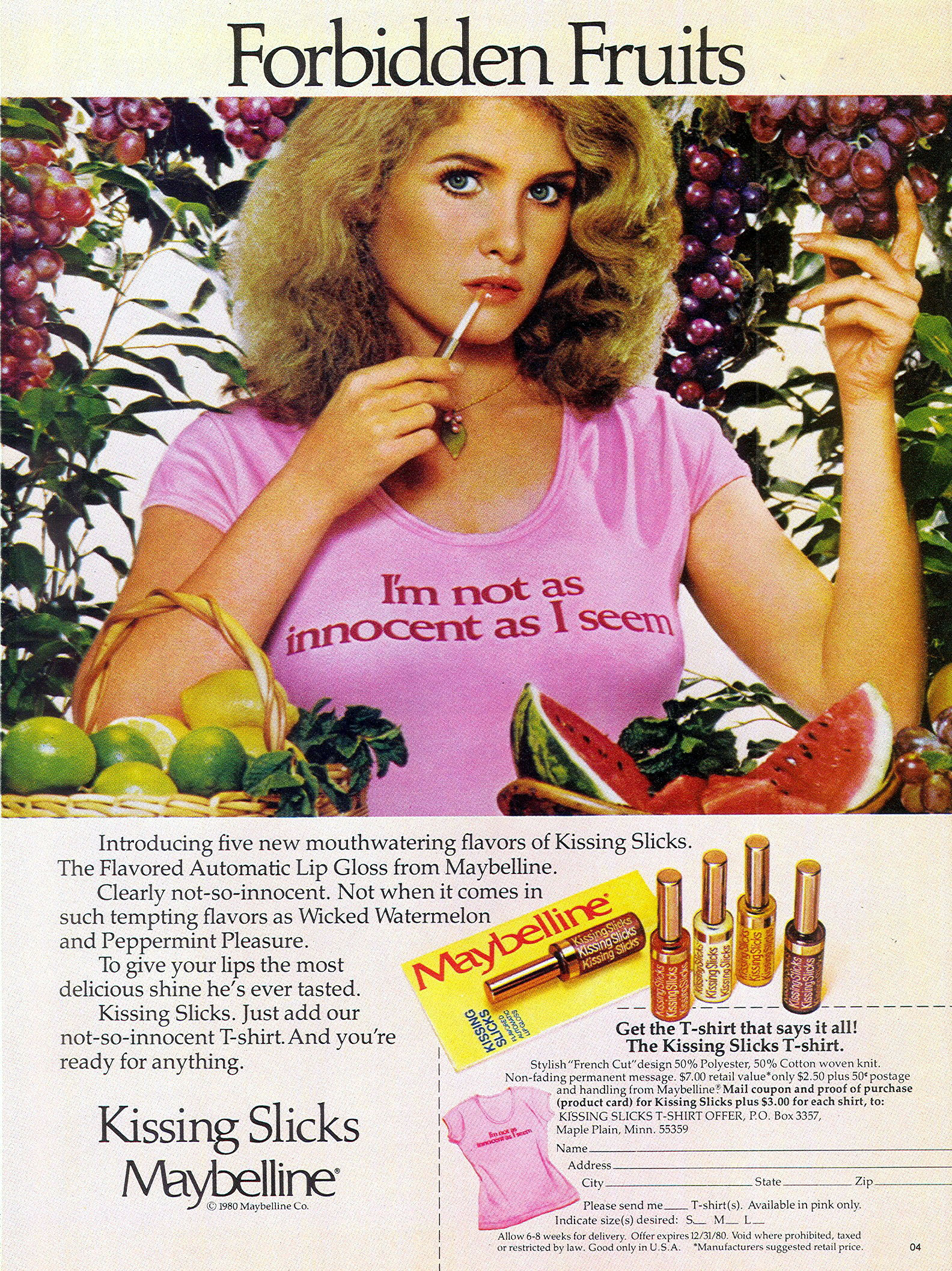 HighGloss and Hot Pink Lipstick Adverts from the 1960s1980s Flashbak